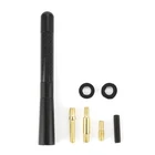 Автомобильная алюминиевая антенна 4,7 дюйма, автомобильная радиоантенна с винтовым креплением, короткая Автомобильная радиоантенна из углеродного волокна, автомобильные аксессуары