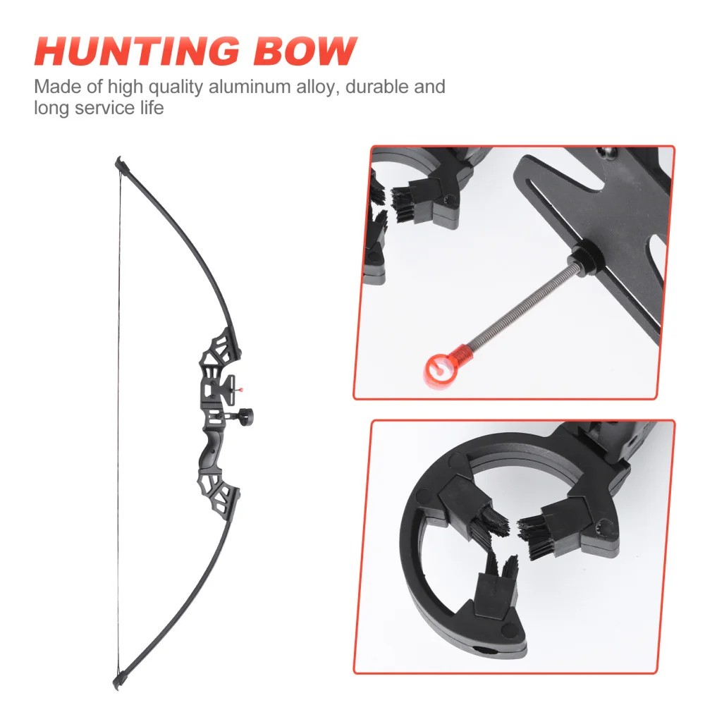 

30lbs Take Down Straight Bow for Archery Outdoor Sport Practice (Black)