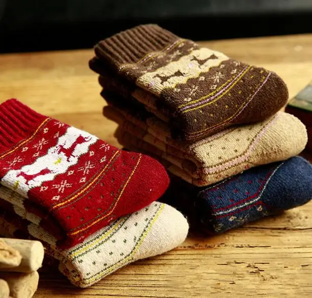 multicolor Jeseca 5 пар женские осенние зимние хлопковые мягкие дышащие носки в студенческом стиле Harajuku Sox Женские полосатые винтажные Ретро теплые носки - Цвет: multicolor