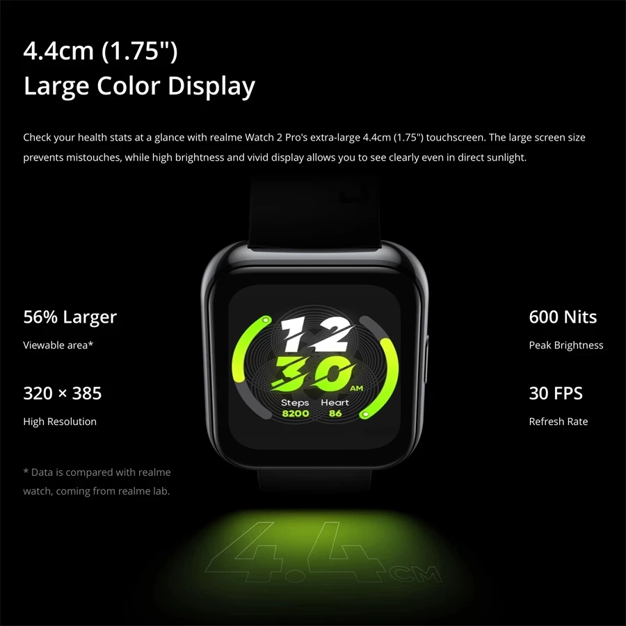 realme watch 2 pro smart watch 1 75 dual satellit gps smartwatch ip68 waterproof smart bracelet 90 sports modes global version free global shipping