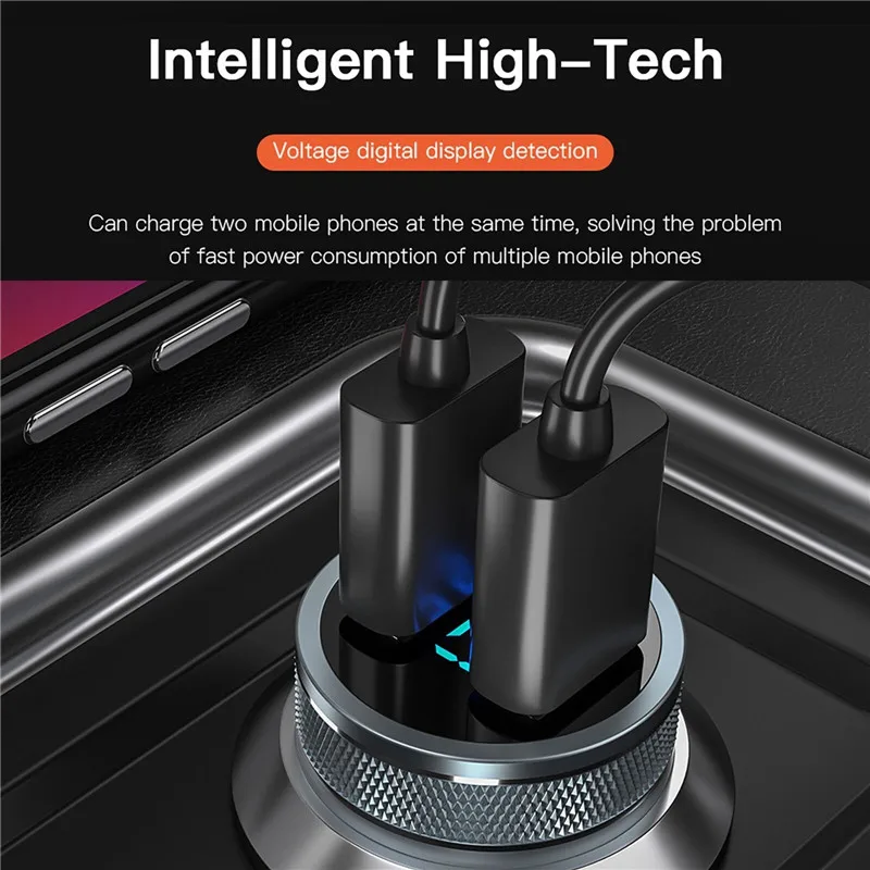 usb car charger for iphone 12 11 36w quick charge 3 0 fast charging charger for xiaomi auto type c qc pd 3 0 mobile phone charge free global shipping