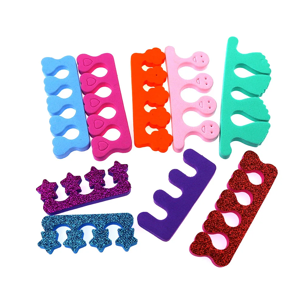 

20/30/40Pcs Soft Foam Sponge Toe Separators Popular Finger Separator Dividers Nail Art Manicure Pedicure Nail Gel Tools