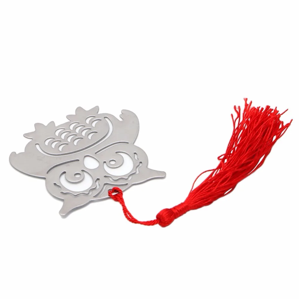 1 шт. стильная мини-Закладка канцелярские принадлежности серебряный цвет