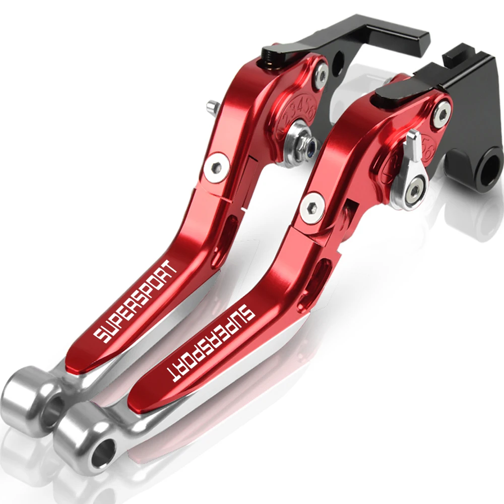

For DUCATI SUPER SPORT 2017 2018 Motorcycle Accessories handbrake Folding Extendable CNC Moto Adjustable Clutch Brake Levers set
