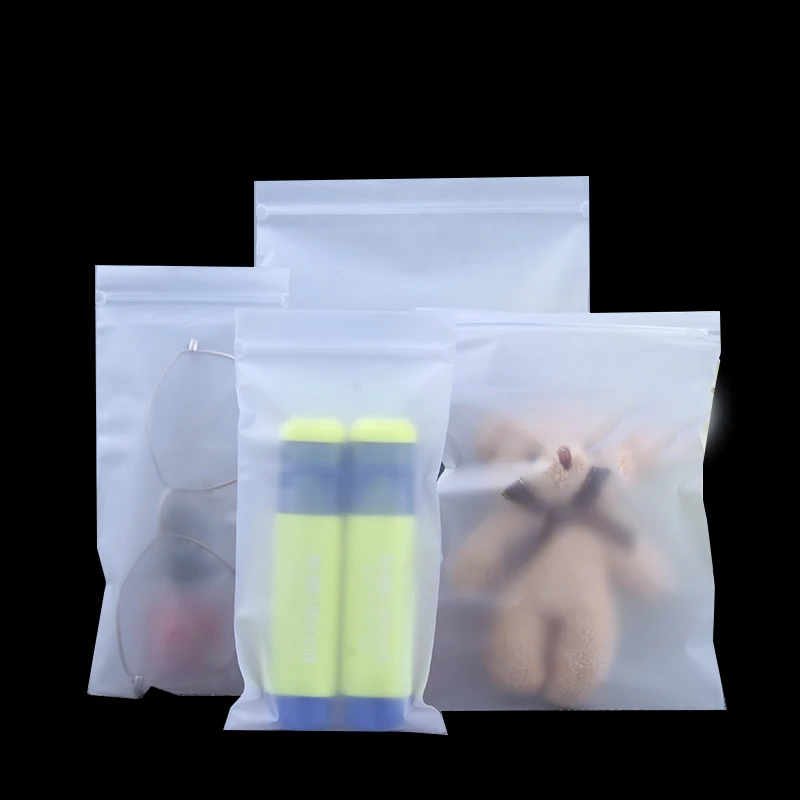 Cpe застежка-молния матовый хрящ фотоупаковка мягкий пластиковый магазин