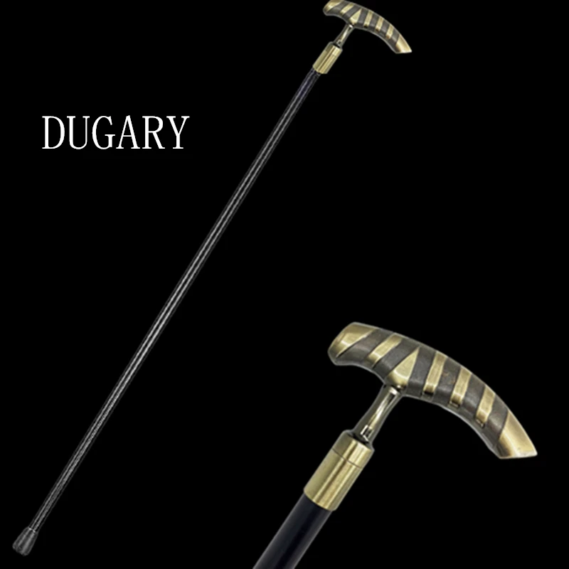 

DUGARY Luxury Fashion Walking Stick Man Cane Women Party Walking hammer Pharaoh High quality brand metal cosplay Detachable