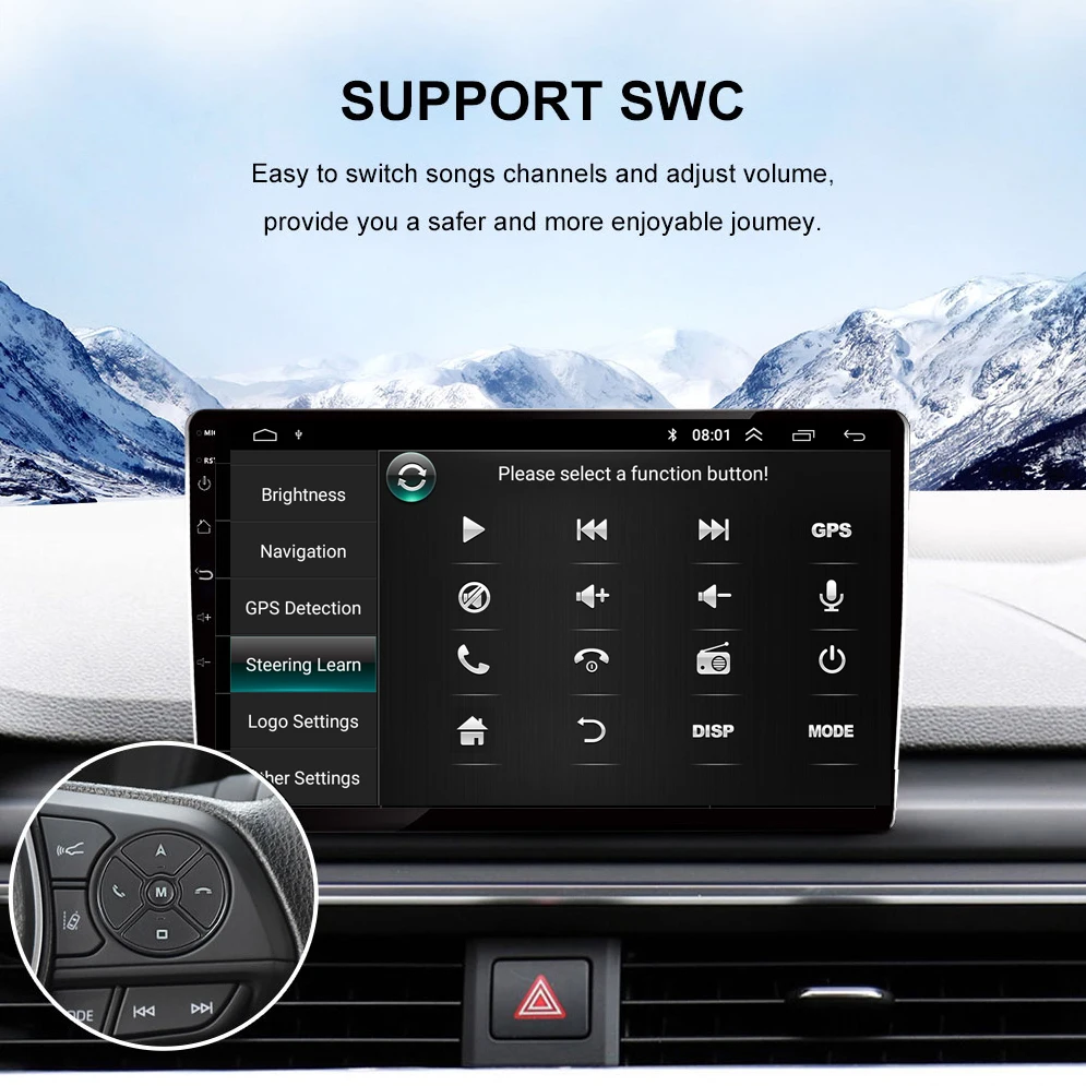Автомагнитола 2 + 32 ГБ Android 10 0 Bluetooth стерео для Suzuki Swift 2005 2006 2007 2008-2010 2Din GPS-навигация