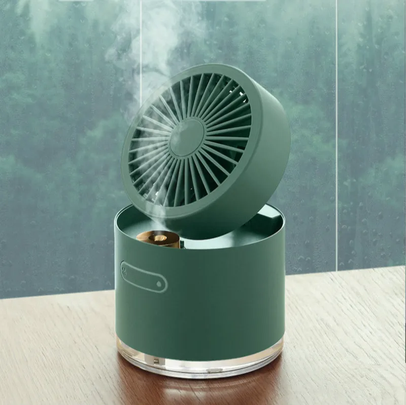 

Small Fan Spray Refrigeration Rechargeable Portable Spray Cooling Artifact Humidifier USB Portable Desktop Folding Mini Fans