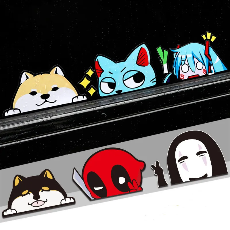 

Виниловая наклейка с мультяшными рисунками, аниме, японские аксессуары Miyazaki для автотюнинга, Стайлинг 12*7 см