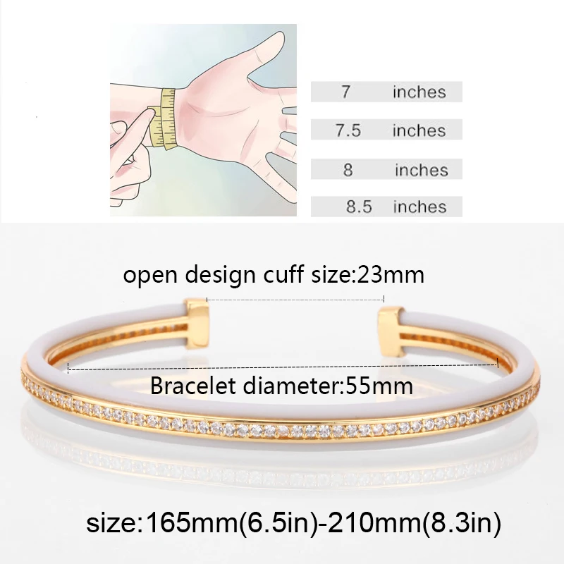 Mcllroy браслет для мужчин/тренд/золото/розовое золото cz Циркон Браслеты на запястье