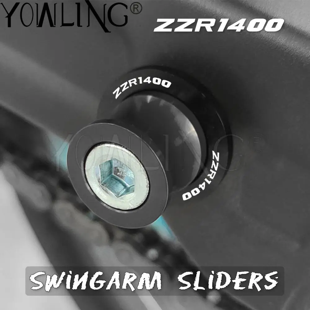 

M8 M10 For KAWASAKI ZZR1400 ZZR 1400 2006-2011 2012 2013 2014 2015 2016 Motorcycle Accessories Swingarm Spool Slider Stand Screw