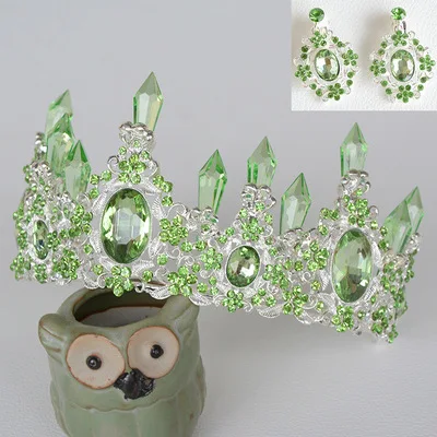 

2019Bride Headdress New Korean Princess Crystal Crown Hair Hoop Baroque Wedding Garment Accessory Crown Headdress