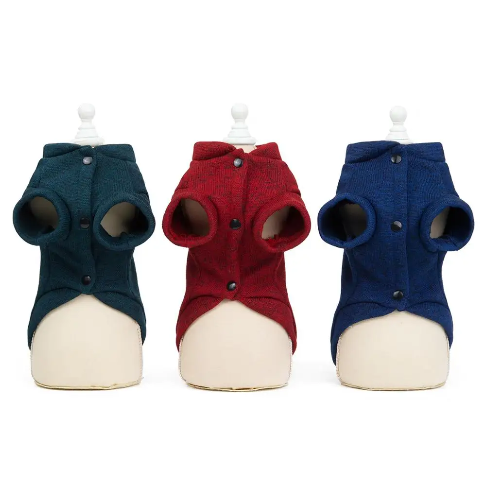 Худи с кошкой для собак пальто очки свитер со щенком осенне зимняя теплая одежда 3