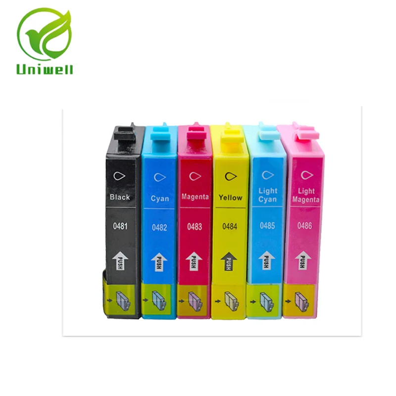 T0481 новый совместимый чернильный картридж для принтера Epson 0481 струйный принтер R200