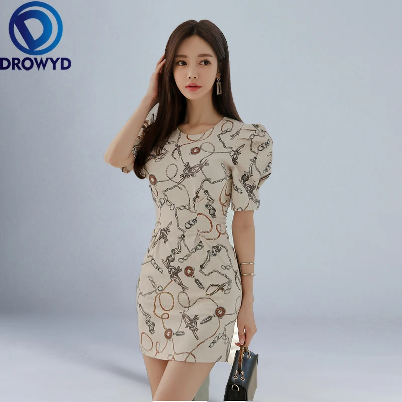 

Women Sexy Tight Mini Dress Summer Fashion Print Short-sleeve O-neck Bag Hip Boho Casual Beautiful Nightclub Party Dress Vestido