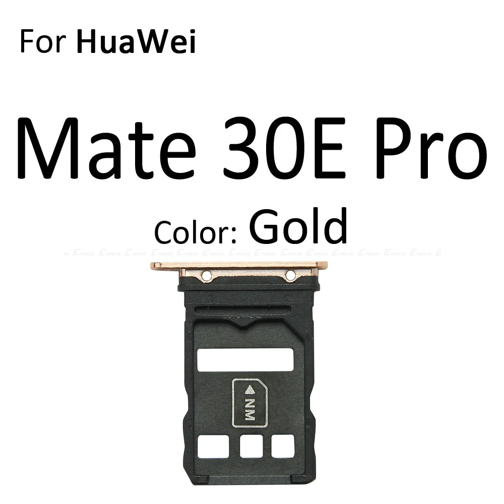 

Micro SD Sim Card Tray Socket Slot Container For Huawei Mate 30 30E Pro Adapter Reader