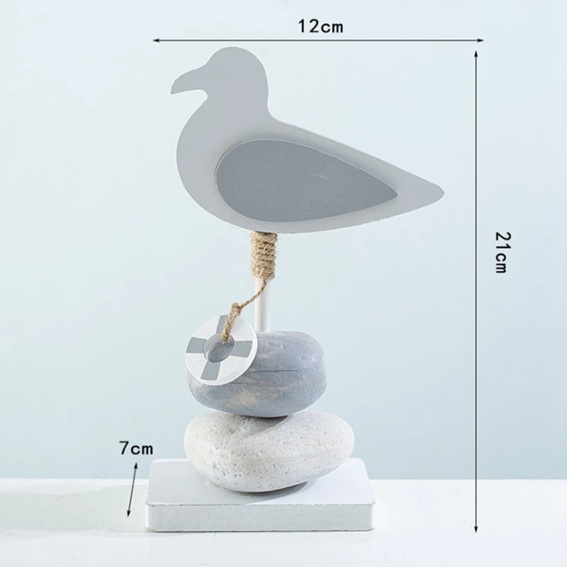Mediterranean Wooden Bird Nostalgic Decorations Soft for Home Living Room TV Cabinet Decor | Дом и сад