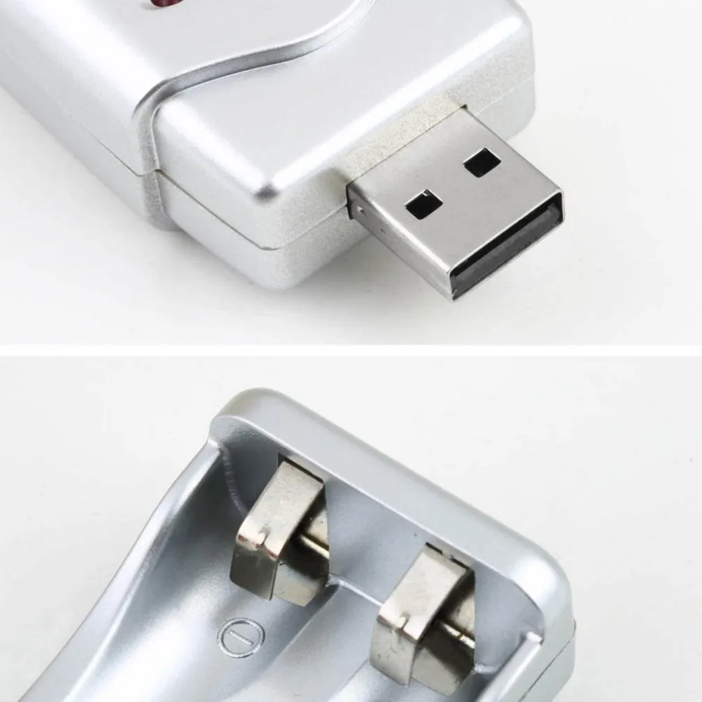 

Rechargeable NiMH Battery AA AAA High Capacity USB Charger AAA/AA*2=160mA USB DC5V Input USB Port/AC Converter Powered
