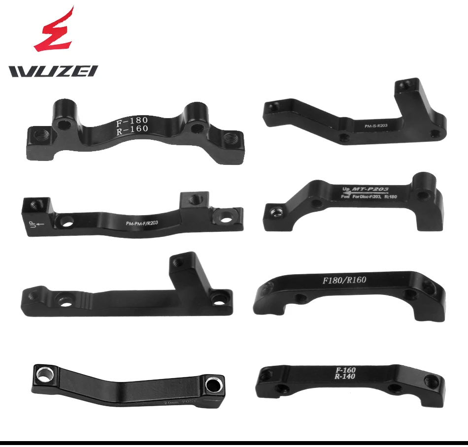 WUZEI MTB 1 шт. Сверхлегкий тормозной диск кронштейн IS PM A B to адаптер для ротора 140 160 180