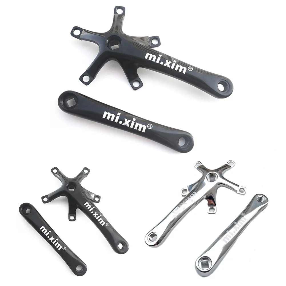 

170mm Crankset 638g/pair Aluminum Alloy Bike Part Black/Silver Outdoor