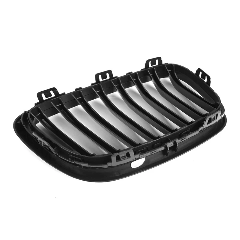 

2Pcs Car Grille Fit for-BMW 2 Series F22 F23 M235 2014 2015 2016 2017 2018 Bright Black
