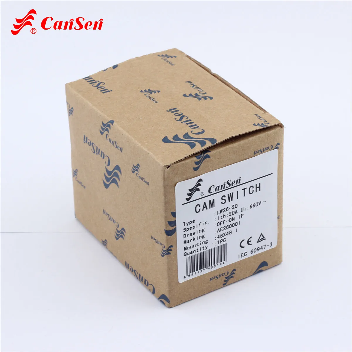 CANSEN LW26 20 CA10 20A поворотный кулачковый переключатель ВКЛ./ВЫКЛ. 1 полюс 2 контакта