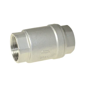 YQBS нержавеющая сталь (304) вертикальный линейный пружинный обратный клапан