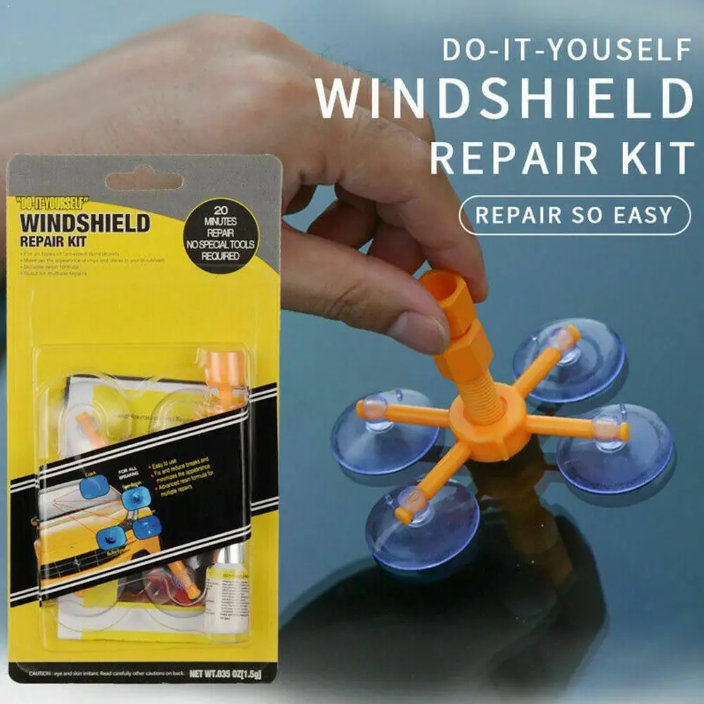 

Car Styling Windshield Repair Kit Car Window Glass Car Polishing Repair Window Tool Restore Tool Crack Scratch Repair Scree E2T6