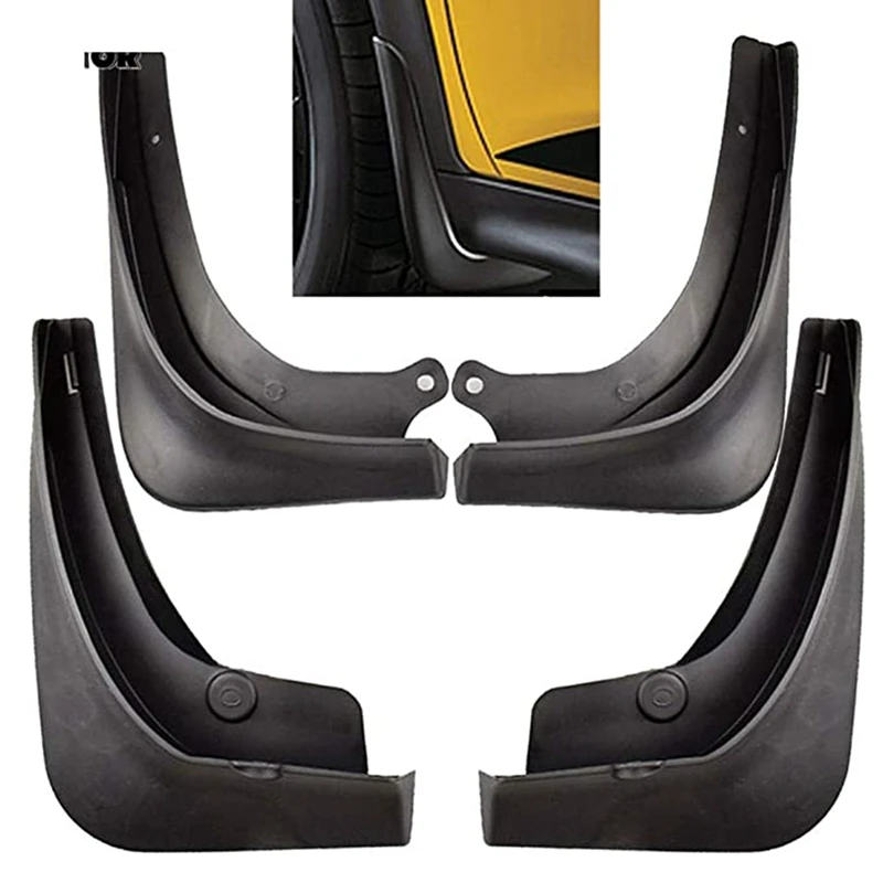 

Mud Flaps for Tesla Model 3 2016 2017 2018 2019 Mudflaps Splash Guards Mudguards Front Rear Sport