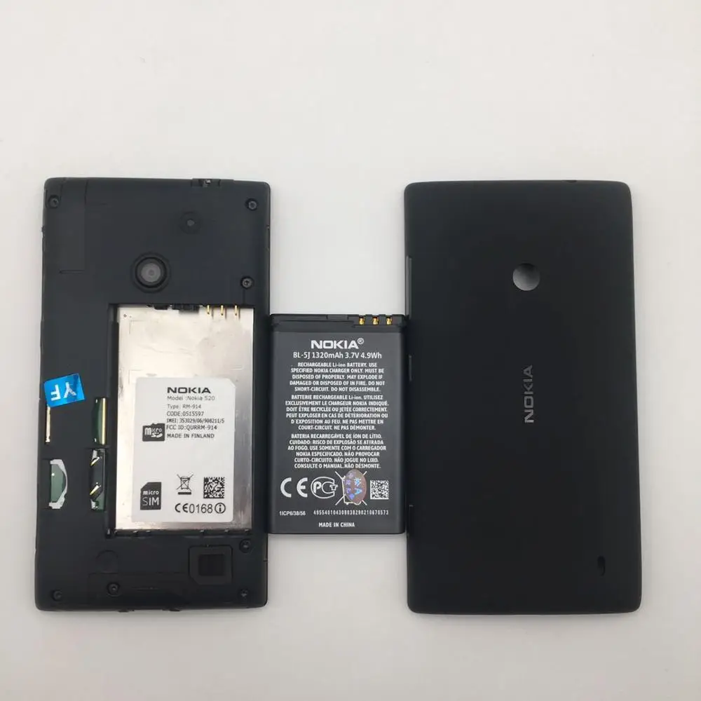 nokia lumia 520 refurbished original lumia 520 cell phone dual core 8gb rom 5mp gps wifi 4 0 ips unlocked windows phone free global shipping