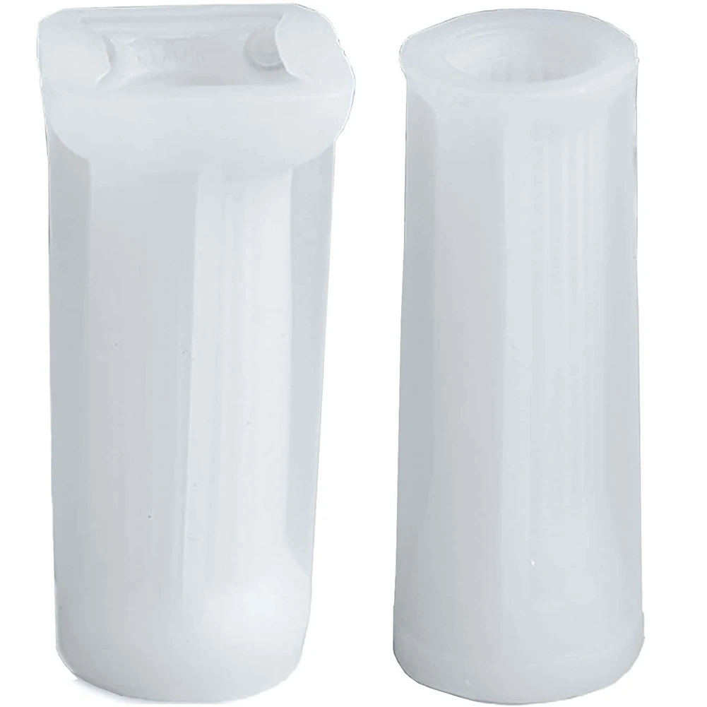 

Candle Moulds Silicone Soap Mold 3D Column shape DIY tool for Wax Fragrance Candle Chocolate Craft Making White Style