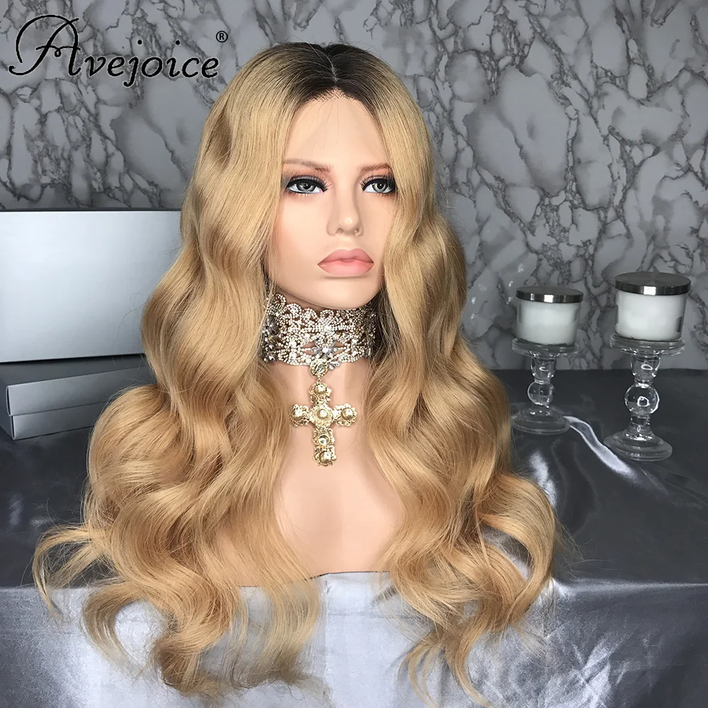 AVEJOICE человеческие волосы бразильские волнистые Remy отбеленные узлы 150% плотность