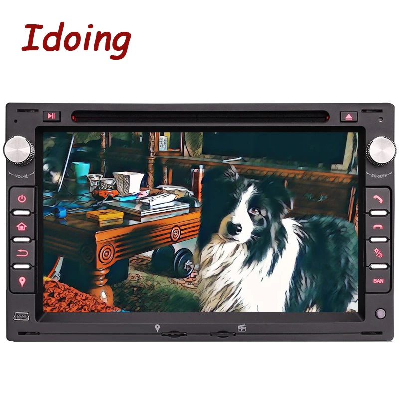 Рулевое колесо Idoing 2Din Android 7.1для VW volkswagen Passat B567 DVD Автомобильный мультимедийный