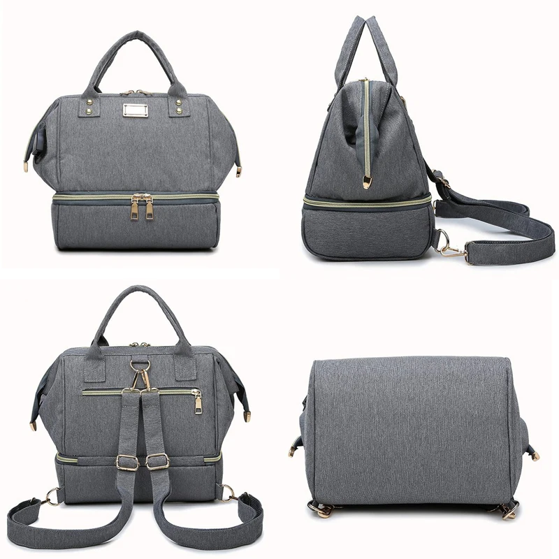 Рюкзак для мам с usb-портом сумки детских подгузников рюкзак ухода за ребенком