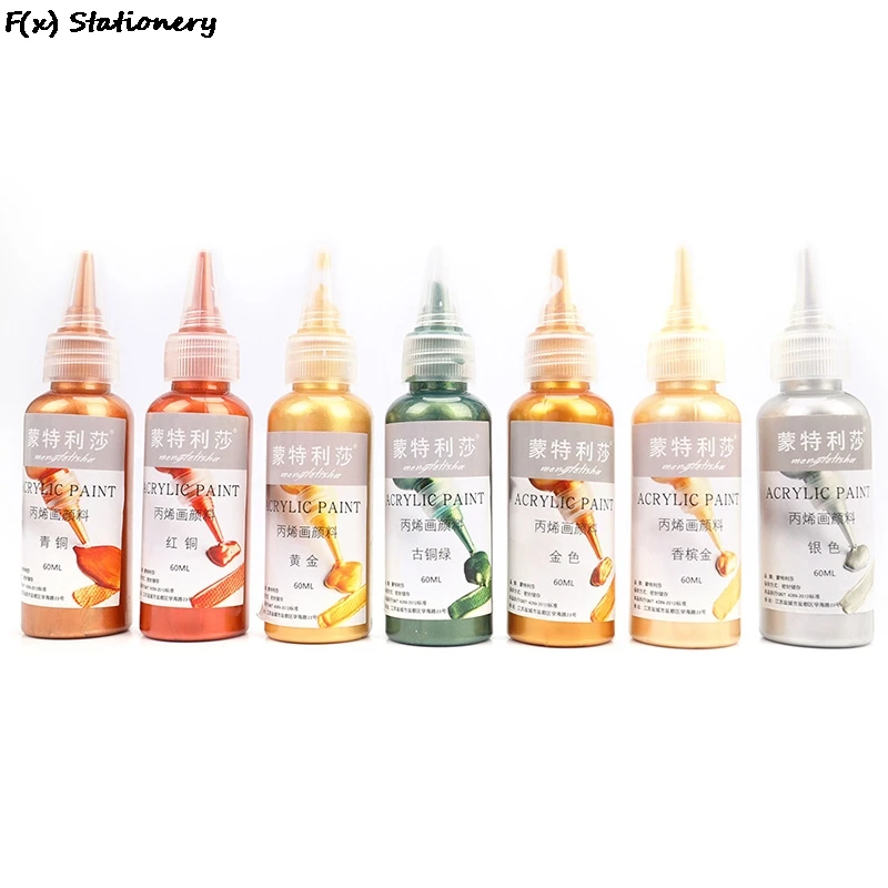 

Краска Акриловая золотистая водостойкая, 60 мл