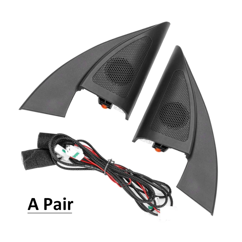 

1 Pair Front Triangle Head Tweeter Speaker with Wire Car tweeter audio trumpet speakers tweeter For kia RIO 2017 K2