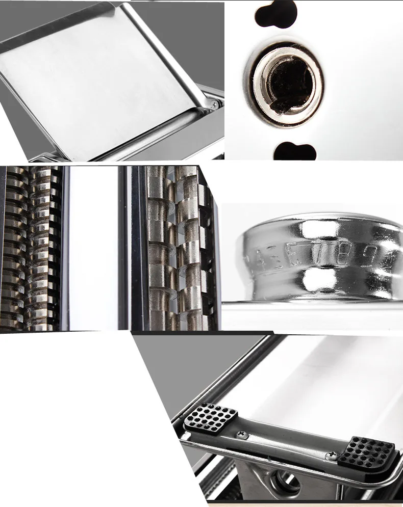 Машина для изготовления пасты из нержавеющей стали с 2 лезвиями ручная машинка