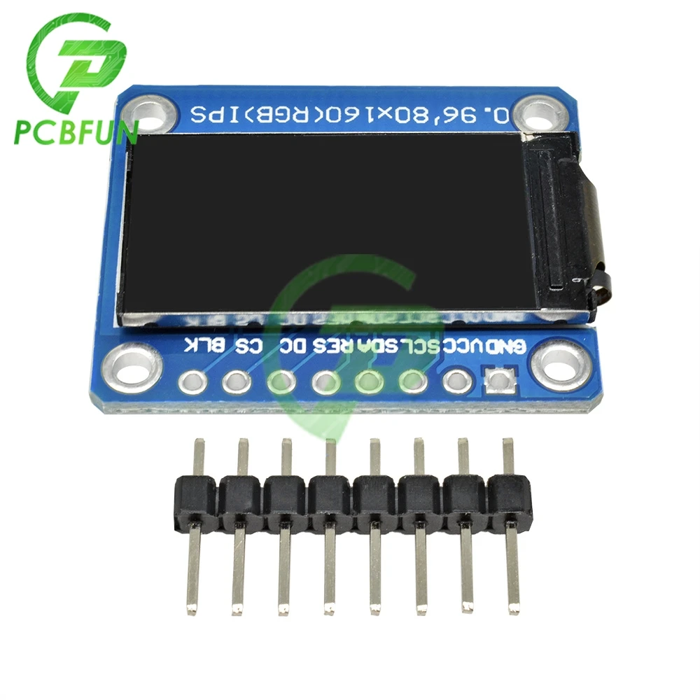 HD 65K 0 96 дюймовый TFT-дисплей Ips ЖК-экран Привод IC ST7735S 3 В 160x80 SPI интерфейс для