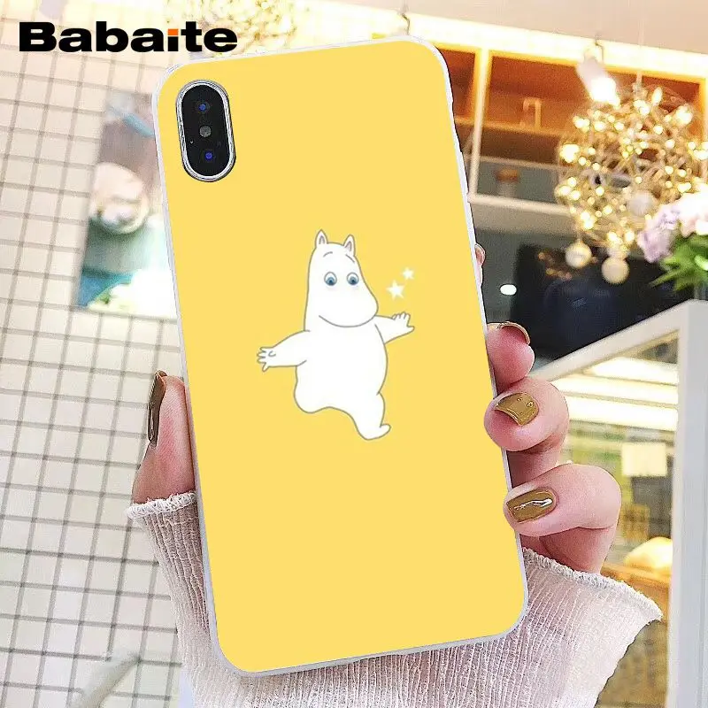 Babaite мультфильм милый Муми-Тролль Бегемот чехол для телефона для iphone 11 Pro 11Pro Max 8 7 6 6S Plus X XS MAX 5 5S SE XR
