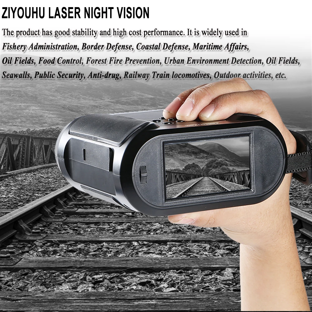 

HD Laser Night Vision Widescreen Digital Binoculars Camera to Telescope Device Infared Scope For Hunting Outdoor Equipment