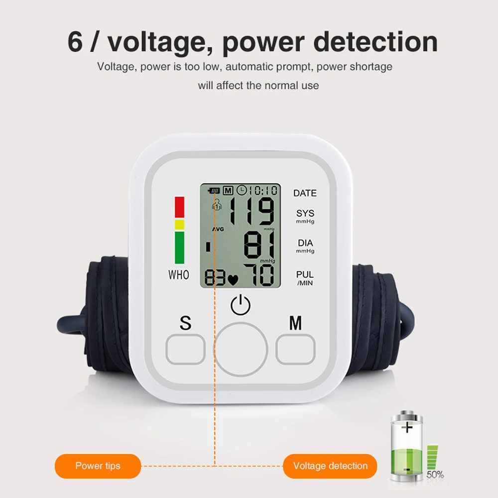 Тонометр на руку с функцией измерения артериального давления и