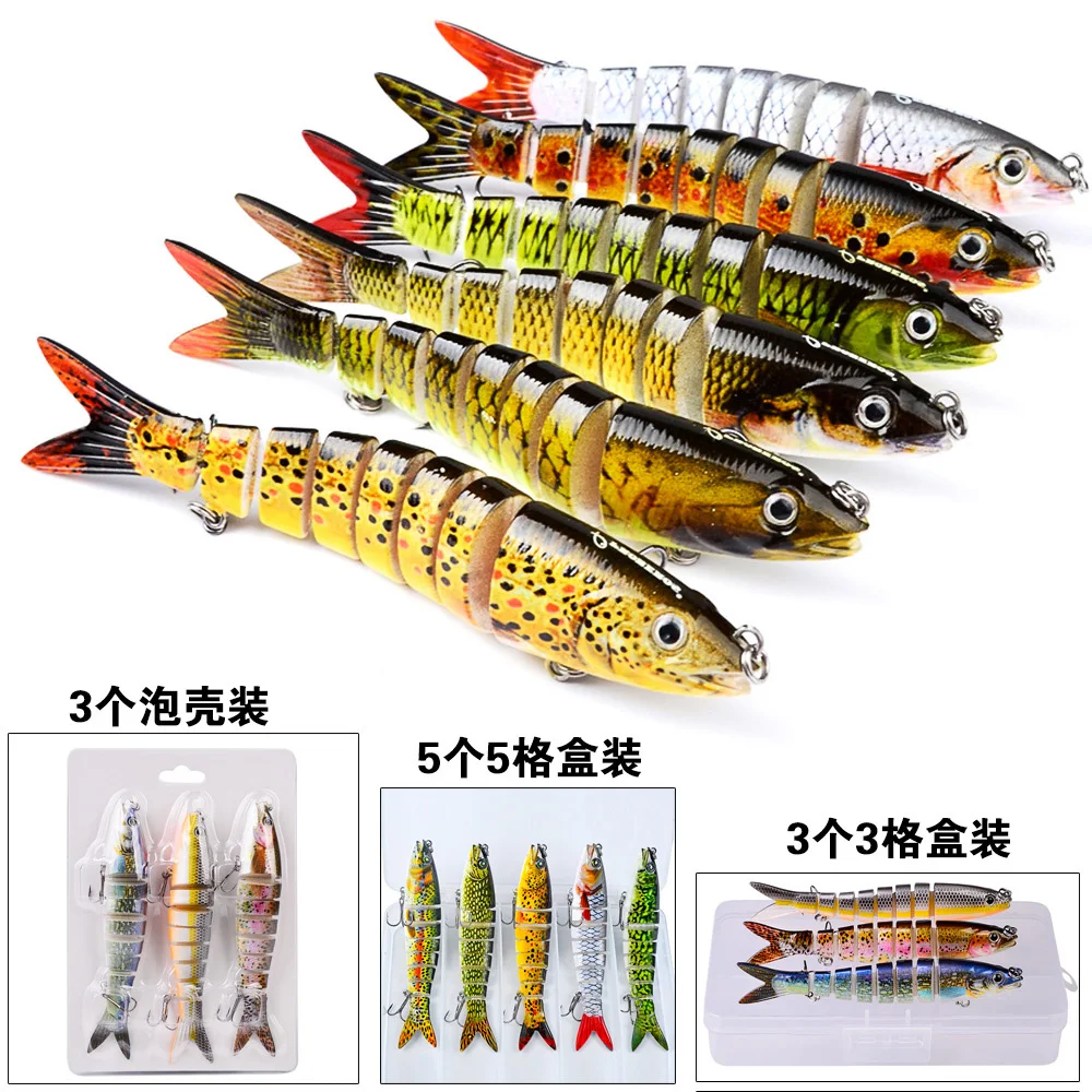 

8 Segments Ultra Long Casting Saltwater Sinking Minnow BAYONET 13.28cm 19g Tungaten Weight Fishing Lure Seabass Hard Bait Fish
