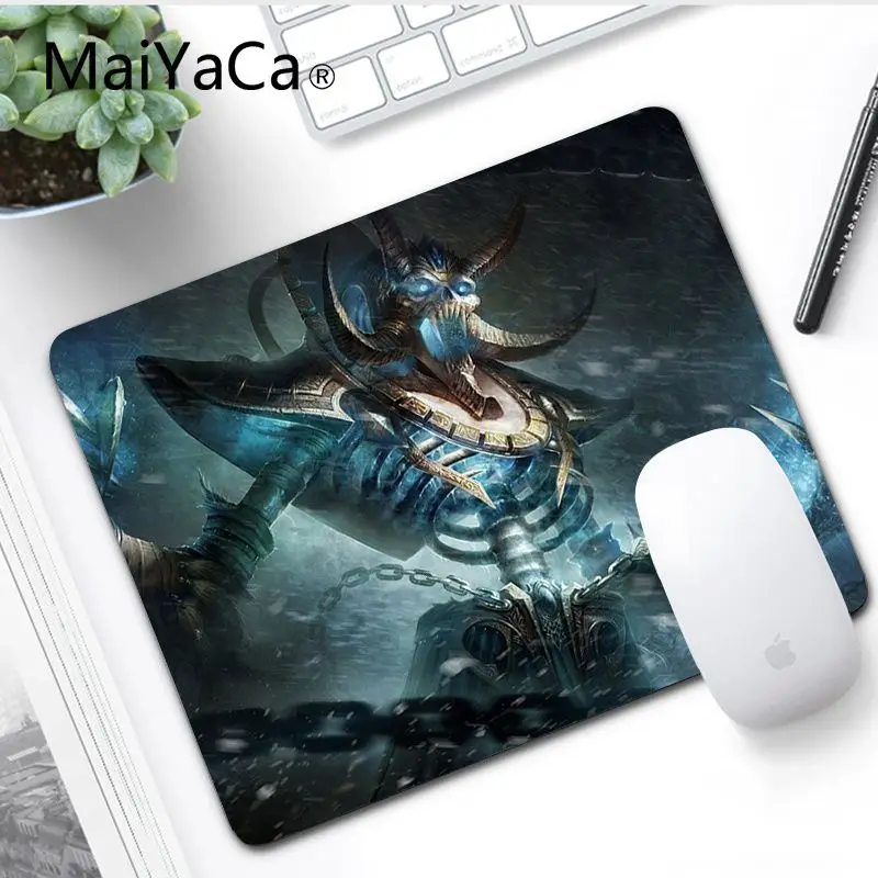 No LockEdge 18x22cm MaiYaCa крутой игровой мир WarCraft высокоскоростной коврик для мыши для ноутбука игровой коврик для мыши - Цвет: No LockEdge 18x22cm