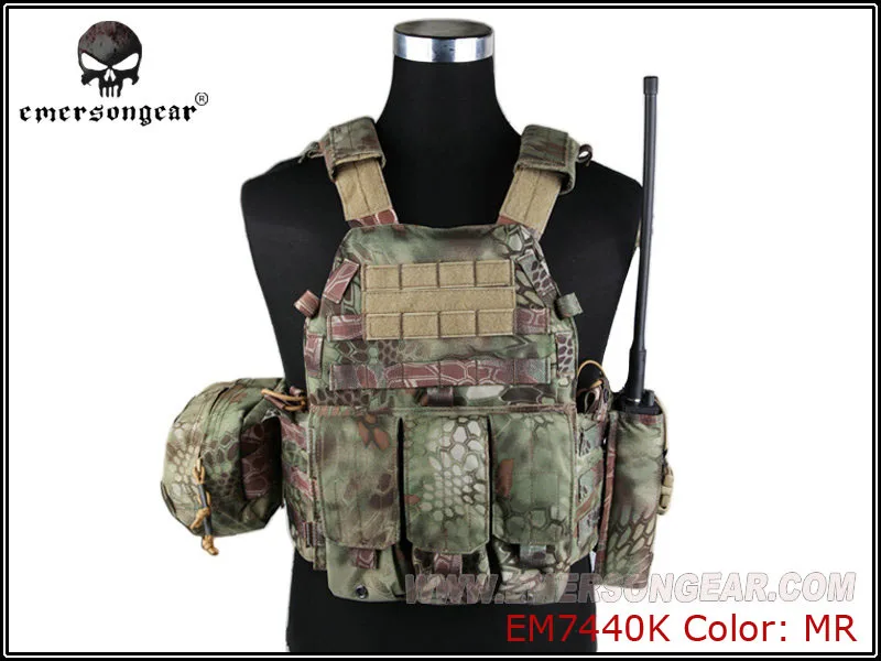 MR Emerson gear Emerson Тактический бронежилет LBT6094A стильная тарелка несущая Боевая охотничья жилетка W 3 мешков военная армия, для страйкбола снаряжение - Цвет: MR