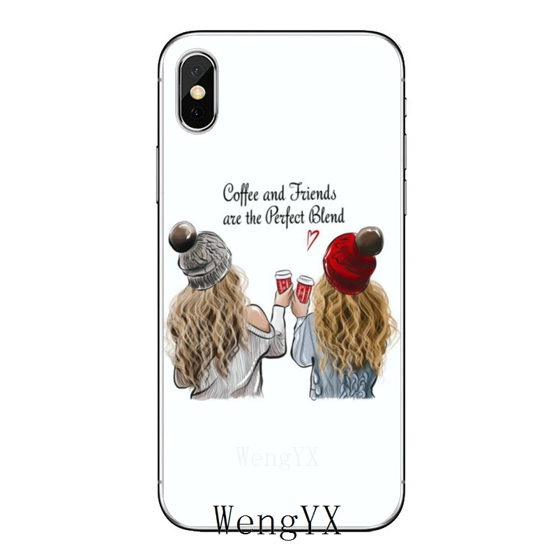 Прозрачный чехол для телефона Модный женский кофейный Xiaomi Redmi Note 7 6 6A 5A 4 4A 3 pro S2 5 plus