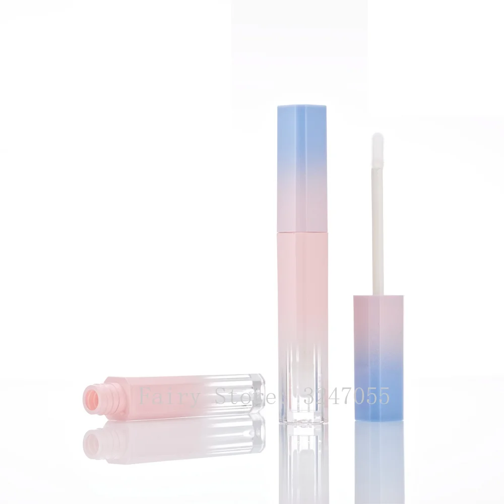 10 Вт 30 50 шт. пустой черный белый цвет круглая бутылка для блеска губ Макияж