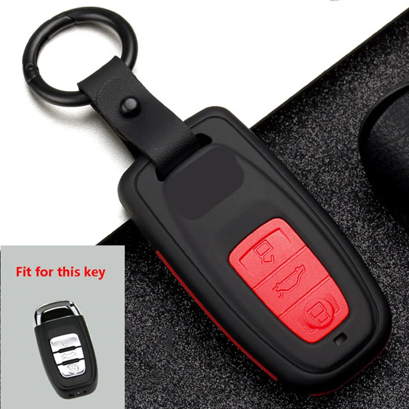 New Carbon fiber ABS Matte Car Key Cover Case For Audi A1 A3 A4 A5 A6 A7 A8 Quattro Q3 Q5 Q7 2009 2010 2011 2012 2013 2014 2015 |