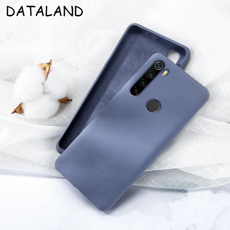 Чехол для Xiaomi Redmi Note 8 Pro роскошный Ультратонкий мягкий чехол-накладка из жидкого