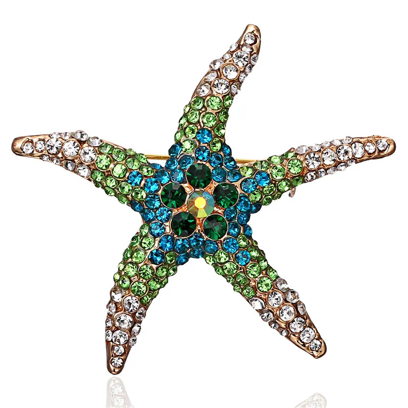Женская Брошь значок в форме морской звезды из металлического сплава|Броши| |