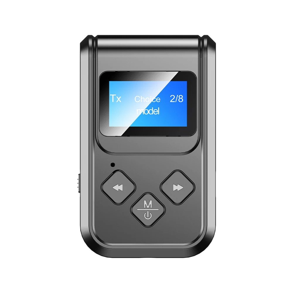 

Bluetooth Adapter LED Screen Wireless Audio Bluetooth 5.0 Transmitter Receiver for PC TV Auto 3.5mm AUX Music Bluetooth receiver